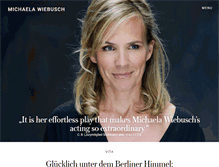 Tablet Screenshot of michaela-wiebusch.de